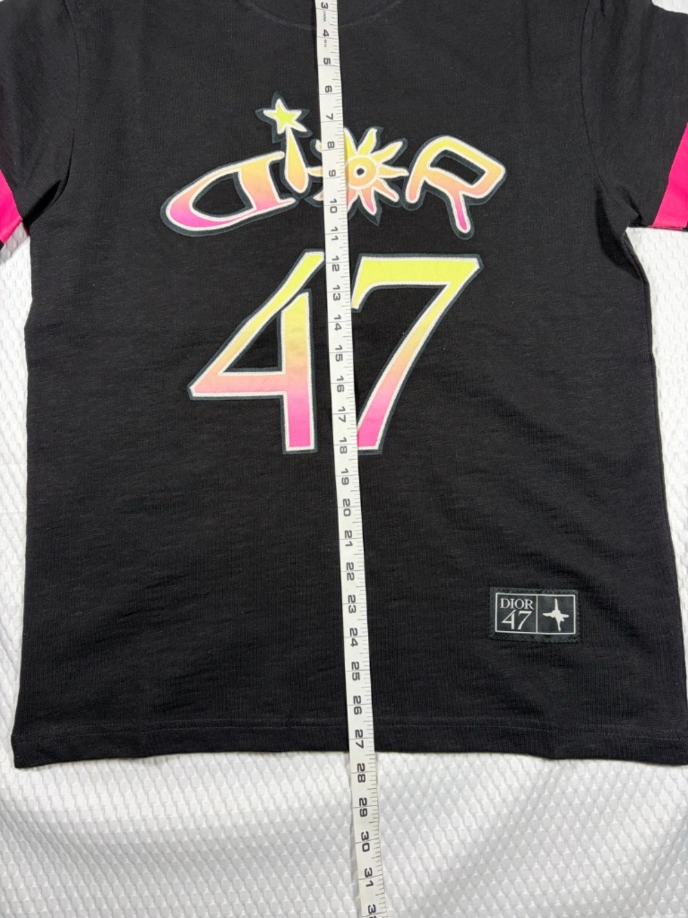 DIOR MEN'S 47 BLACK LEWIS HAMILTON EDITION T-SHIRT SIZE SMALL REGULAR EXCELLENT - Picture 3 of 8